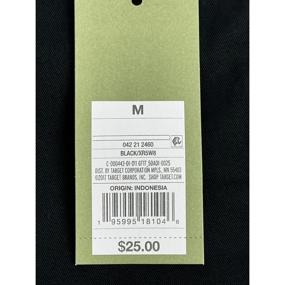 Goodfellow & Co‎ Men's Black Drawstring Chino Pants Medium Stretch Casual NWT